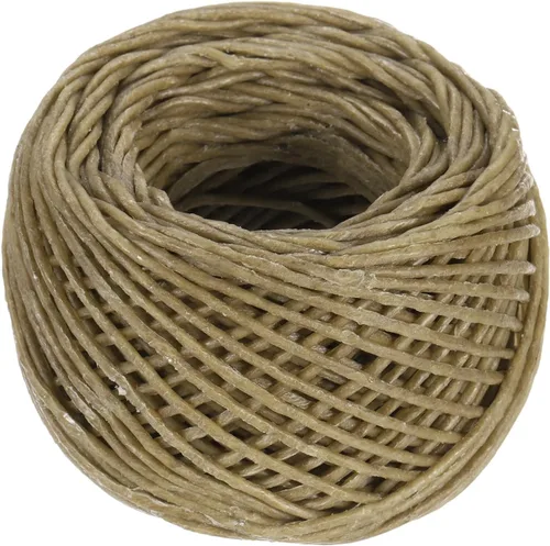 Miniatura 8 de PATIKIL Mechas de vela de cera de abejas de 200 pies, mechas de velas de 3.150 in, bien revestidas con cera de abeja natural para hacer velas, Beige