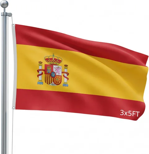 Miniatura 40 de Bandera para exteriores de SSK de poliéster resistente al clima por ambos lados. Tamaño grande: 3 pies por 5 pies, México