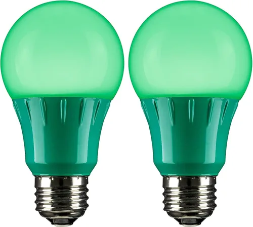 Miniatura 10 de Sunlite 80146 - Foco de luz LED de color A19, 3 W (equivalente a 25 W), base mediana E26, no regulable, certificación UL, decoración de fiestas