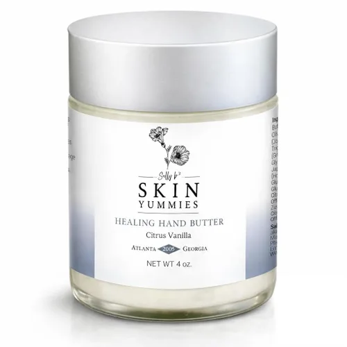 Sally B's Crema de manos de lavanda – Reparación de manos secas agrietadas para manos muy secas/manteca de karité/jojoba y aceite de