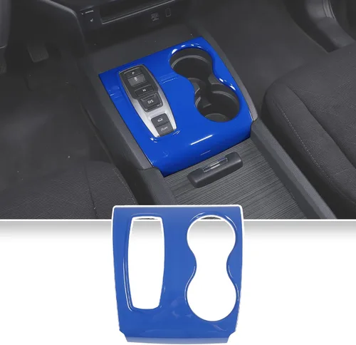 Miniatura 15 de Cubierta del panel de cambio para Honda Pilot 2016-2022 Ridgeline 2020-2023 Passport 2019-2023, protector antiarañazos para el marco del portavasos