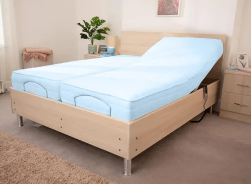 Miniatura 7 de SlumberWell Juego de sábanas de agua tamaño Queen, 4 piezas con sábana bajera fresca, transpirable y ultra suave, rico, 100% algodón, 15 pulgadas