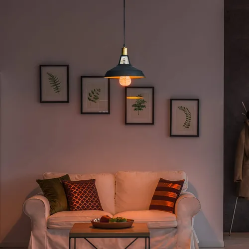 Miniatura 8 de Himalayan Glow Bombillas LED de lámpara de sal equivalente a 60 W, brillo ámbar cálido, bombilla Edison E26 regulable para decoración, hogares