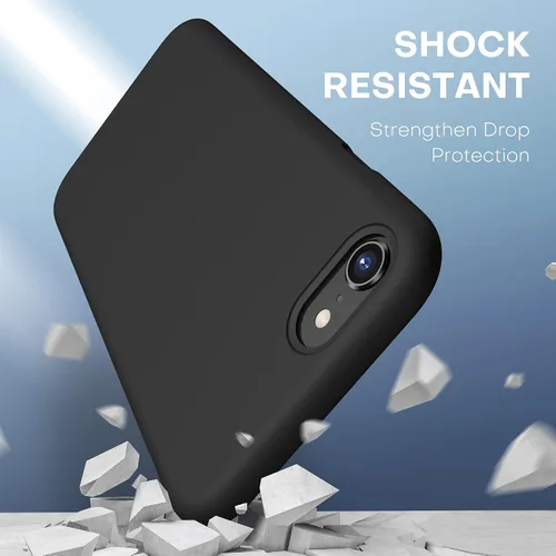 Miniatura 3 de CellEver Funda de silicona resistente para iPhone SE 2022 (3ª generación)/iPhone SE 2020 (2ª generación)/iPhone 8/7 - Protección militar contra