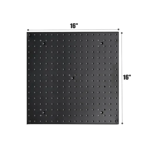 Miniatura 6 de Pegboard Smith Organizador de Herramientas de Pared de Tablero Perforado de 16x16 Pulgadas, Paneles de Tablero Perforado, Tablero Perforado de Metal