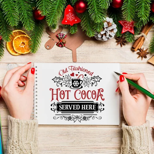 Miniatura 7 de Plantillas de Navidad para pintar sobre madera 12" Grandes plantillas de Navidad para manualidades Plantillas de Santa reutilizables Plantillas