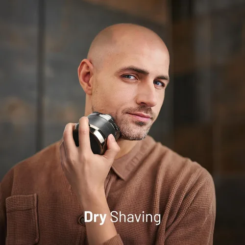 Miniatura 11 de Afeitadora de cabeza para hombres calvos: maquinilla de afeitar eléctrica 7D - Afeitado en seco y húmedo - Kit de aseo profesional para calvos