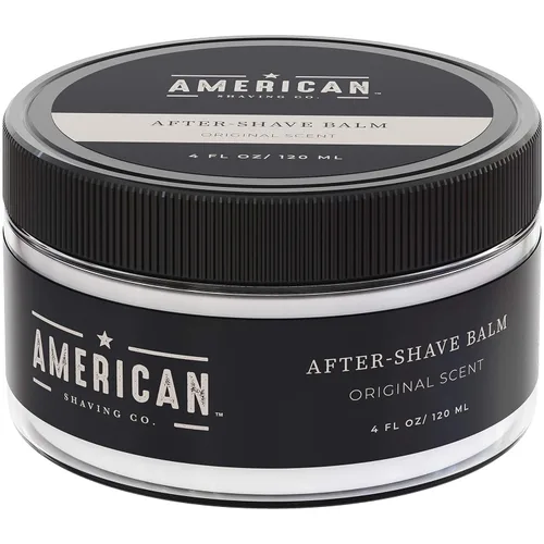 American Shaving Co - Bálsamo para después del afeitado para una piel suave (aroma original), sedosa y libre de irritación, calma e hidrata la cara
