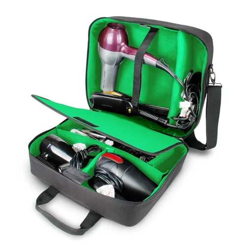 Miniatura 12 de Bolsa de viaje grande para estilista de USA Gear - Estuche para salón de cabello - Interior personalizable con divisores ajustables - Se adapta a