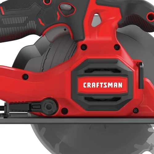 Miniatura 13 de CRAFTSMAN Kit de sierra circular inalámbrica V20, 6-1/2 pulgadas, batería y cargador incluidos (CMCS500M1)