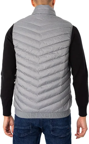Miniatura 3 de AX ARMANI EXCHANGE Chaleco acolchado de plumón real para hombre
