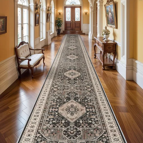 Miniatura 35 de RUUGME Alfombra Pasillera Lavable 2'6x12 - Alfombra de Pasillo con Respaldo Antideslizante Alfombras Resistentes a Manchas para Sala de Estar