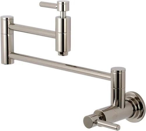 Miniatura 8 de Kingston Brass KS8105DX Concord - Grifo de cocina con relleno de olla de montaje en pared, bronce aceitado Oil Rubbed Bronze