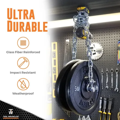 Miniatura 4 de Tool Wrangler Dewalt Organizador de Soporte de Herramientas - Compatible con 20V - 8 Soportes de Herramientas DeWalt Soporte de Pared para Taladro