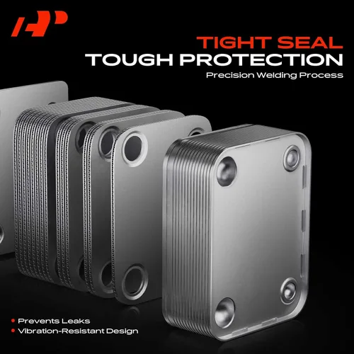 Miniatura 4 de A-Premium Enfriador de aceite de transmisión automática compatible con Nissan Rogue 2008-2013 2.5L, Rogue Select 2014-2015 2.5L