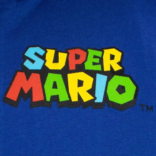 Miniatura 3 de SUPER MARIO Sudadera con capucha y cremallera para niños Mario y Luigi para niños