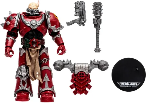 Miniatura 3 de McFarlane Toys Warhammer 40000 7IN Figuras WV6 - Chaos Space Marine (portador de palabras) (etiqueta dorada)
