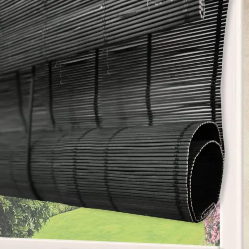 Miniatura 2 de LETAU cortinas de madera para ventanas con cenefa, filtran la luz