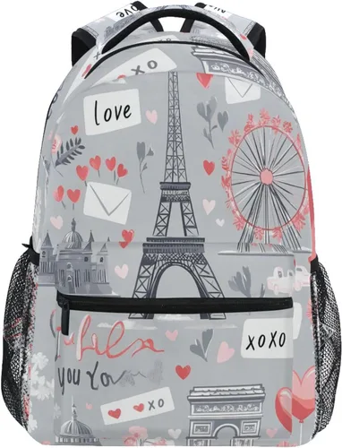 Miniatura 15 de Mochila para adultos, mochila escolar casual, bolsa de viaje con cremallera, Abstracción Fuego Agua Béisbol De, Mochilas Daypack