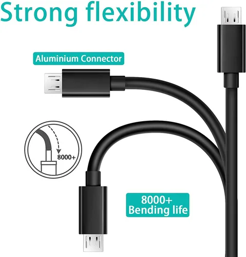 Miniatura 6 de Cable de carga micro USB de repuesto para JBL Clip 3, 2, JBL Flip 4, 3, 2, JBL Charge 3, 2, 2 Plus, cable de carga portátil impermeable para altavoz