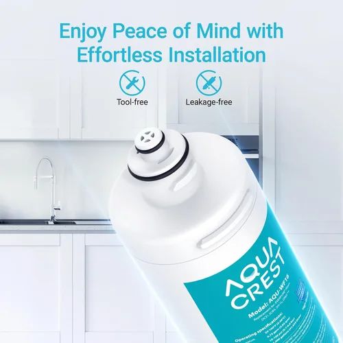 Miniatura 8 de AQUA CREST Filtro de agua para debajo del fregadero, repuesto para Everpure OCS2, 2H-L, 2CB5, 2CB-GW, ADC, OW2-Plus, EV9618-02, EV9634-26