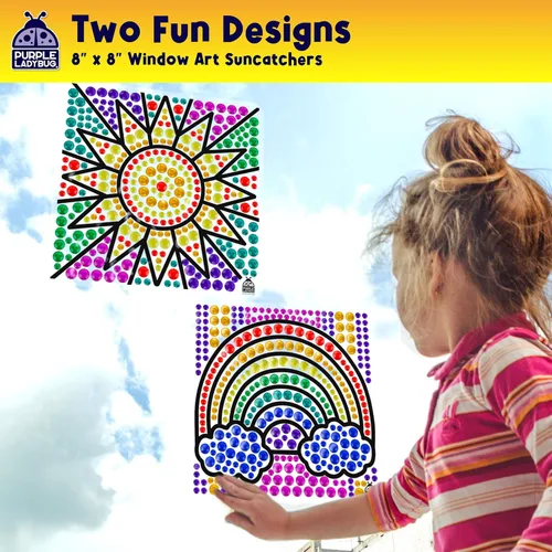 Miniatura 5 de SunGemmers - Kit de atrapasoles para ventana, manualidades de verano para niños, divertido regalo de cumpleaños para niñas de 5 años, regalos Sol