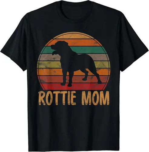 Rottweiler - Camiseta para mamá con diseño de rotontier color negro
