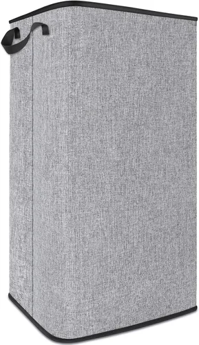Miniatura 7 de SNIGJAT Cesta de lavandería extra grande, cesta de 100 l alta con asas resistentes, cesta de ropa sucia para recámara, cesta grande, organizador