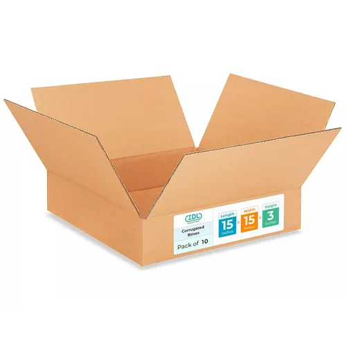 Miniatura 139 de IDL Packaging Paquete de 5 cajas de envío altas de 8 x 8 x 48 pulgadas, extra resistentes de 200 libras frente a caja regular, cajas de mudanza