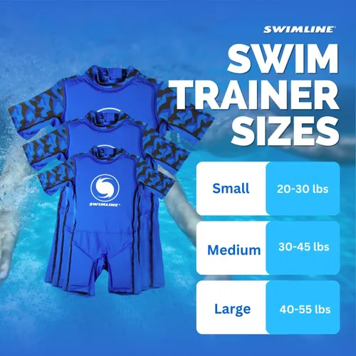 Miniatura 6 de Swimline Chaleco salvavidas con cremallera flotante para entrenamiento de natación – Chaleco salvavidas flotante adecuado para niños de 4 años