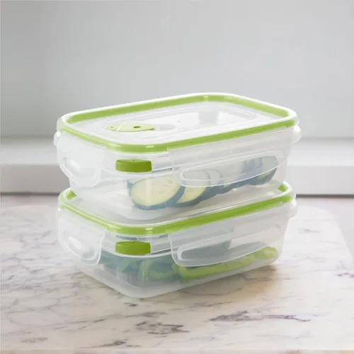 Miniatura 5 de Sterilite Ultra-Seal 3.1 tazas rectángulo, recipiente hermético para almacenamiento de alimentos, tapa con pestillo, apto para microondas