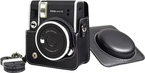 Miniatura 8 de Rieibi Funda protectora para Fujifilm Instax Mini 40, funda de piel sintética para cámara instantánea Fuji Instax Mini 40 - Mini 40 Funda de bolsa