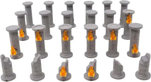 Miniatura 12 de Dirt Cheap Dungeons Adaptadores Diagonales Expansión TT RPG Terrain Building para Calabozos y Dragones, Pathfinder, Juegos de Guerra y mucho más