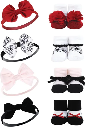 Miniatura 15 de Hudson Baby Conjunto de regalo de diadema y calcetines para niña