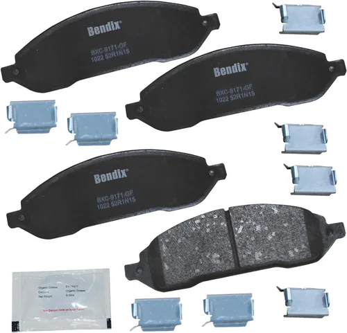 Miniatura 416 de Pastillas de freno delanteras cerámicas Bendix Priority1 CFC2302 para Hyundai Elantra 2021, Sonata 2022-2020, Kia K5 2023-2021