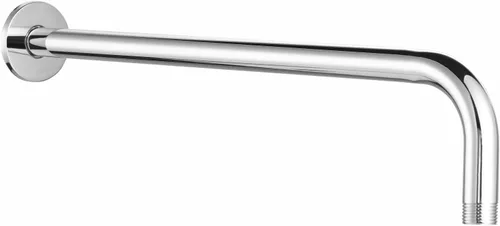 Miniatura 23 de Brazo de ducha Voolan con brida y cinta de teflón, brazo de extensión de cabezal de ducha para baño con ducha fija, acero inoxidable sólido, montado