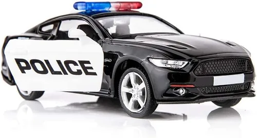Miniatura 11 de BDTCTK Escala 1/36 compatible con Ford F150 Pickup Truck modelo de coche de policía, aleación de zinc fundido a presión, vehículos de tracción