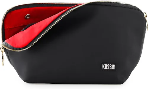 Miniatura 20 de KUSSHI Bolsa de Maquillaje y Cosméticos Lavable para Viaje, Negro
