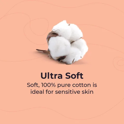 Miniatura 3 de Peekapoo Pañuelos de algodón – Uso húmedo o seco, sin perfume, hipoalergénico, ultra suave para niños, adecuado para pieles sensibles, fuertes