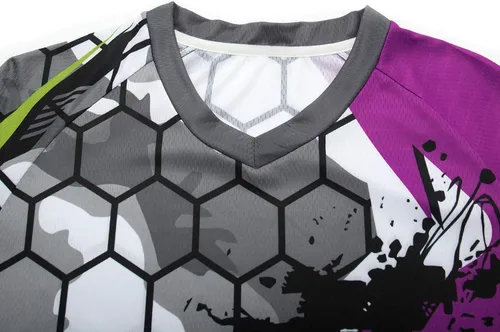 Miniatura 4 de JPOJPO Jersey de ciclismo para hombre, camiseta de manga larga, para jóvenes, todoterreno, para motocicleta, ropa de bicicleta, anti-UV