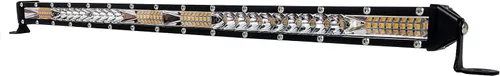 Miniatura 2 de Mini barra de luz LED Osram de alta salida ultra delgada de la serie M (20 pulgadas, ámbar y blanco LED)