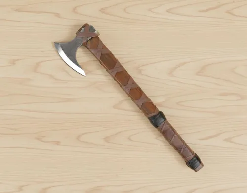 Miniatura 7 de Par de hachas vikingas de Ragnar Lothbrok – Hachas nórdicas barbudas de acero de alto carbono forjadas a mano con mangos de madera de fresno