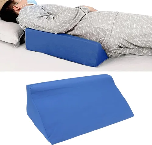 Miniatura 5 de Almohada de cuña, funda de almohada de elevación de posicionamiento de espalda, alineación corporal evaluada, almohada de soporte de tobillo