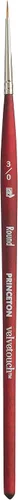 Miniatura 12 de Princeton Velvetouch Mini Pincel Filbert, Sintético, Mango Corto, Tamaño 0, 1 Unidad