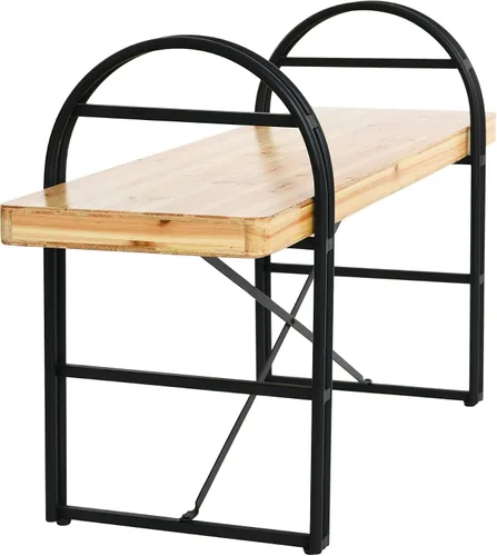 Miniatura 9 de Main + Mesa Eitri Banco de madera y metal, abeto nórdico