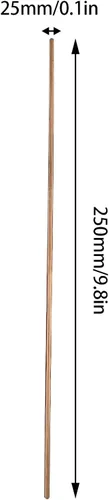 Miniatura 3 de Varilla de soldadura de cobre, autofósforo de cobre de fósforo, varilla de soldadura redonda de baja temperatura, consumibles de soldadura de fusión