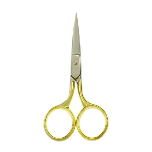 Tijeras profesionales de aseo para cuidado personal, depilación facial y recorte de cejas de nariz y oreja, acero inoxidable, tijeras de punta curva