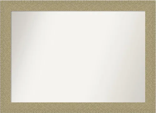 Miniatura 50 de Amanti Art Espejo de pared personalizado no biselado (24.25 x 24.25 pulgadas), marco dorado de mosaico, varios tamaños personalizados, espejo