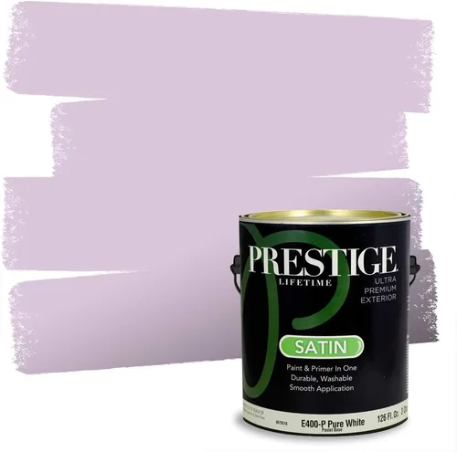 Miniatura 73 de PRESTIGE Pinturas de pintura interior e imprimación en uno, 1 galón, plano, combinación comparable de Sherwin Williams* Kimono Violet*