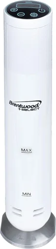 Brentwood Select SV-2010W - Olla de inmersión delgada de 1100 vatios con pantalla digital, color blanco